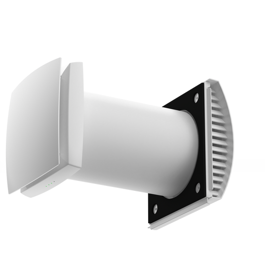 ECOBREEZE Electric Flow Silent Pro White